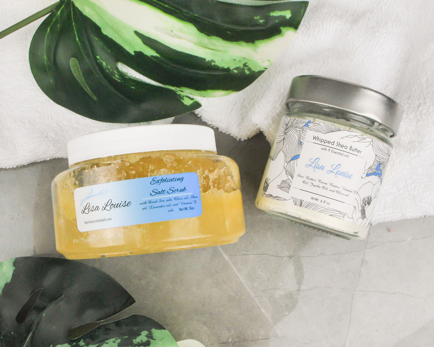 Beauty Gift Box- Whipped Shea Butter + Exfoliating Salt Scrub